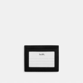 Slim Id Card Case in Signature Denim