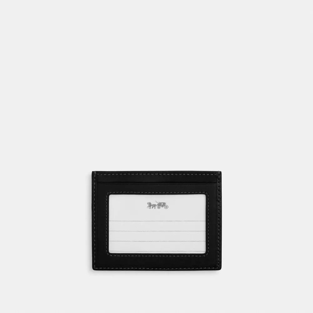 Slim Id Card Case in Signature Denim
