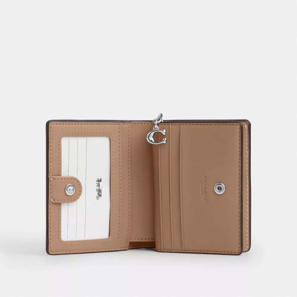 Snap Wallet in Rainbow Signature Canvas