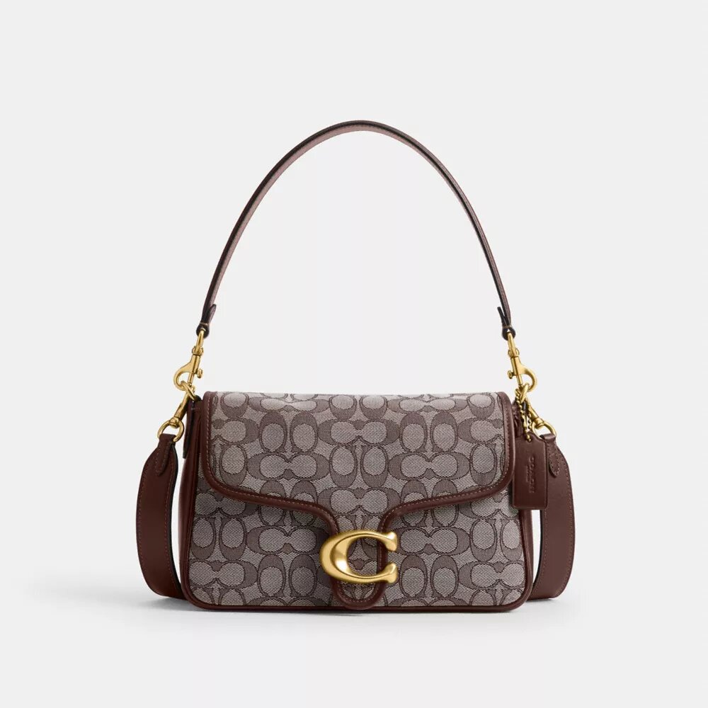 Soft Tabby Shoulder Bag in Signature Jacquard