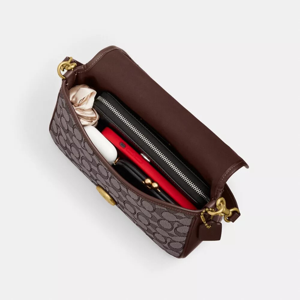 Soft Tabby Shoulder Bag in Signature Jacquard