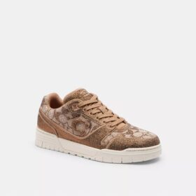 Soho Sneaker in Crystal Signature Jacquard