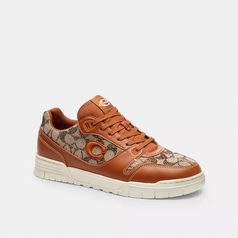 Soho Sneaker with Crystal Signature Jacquard