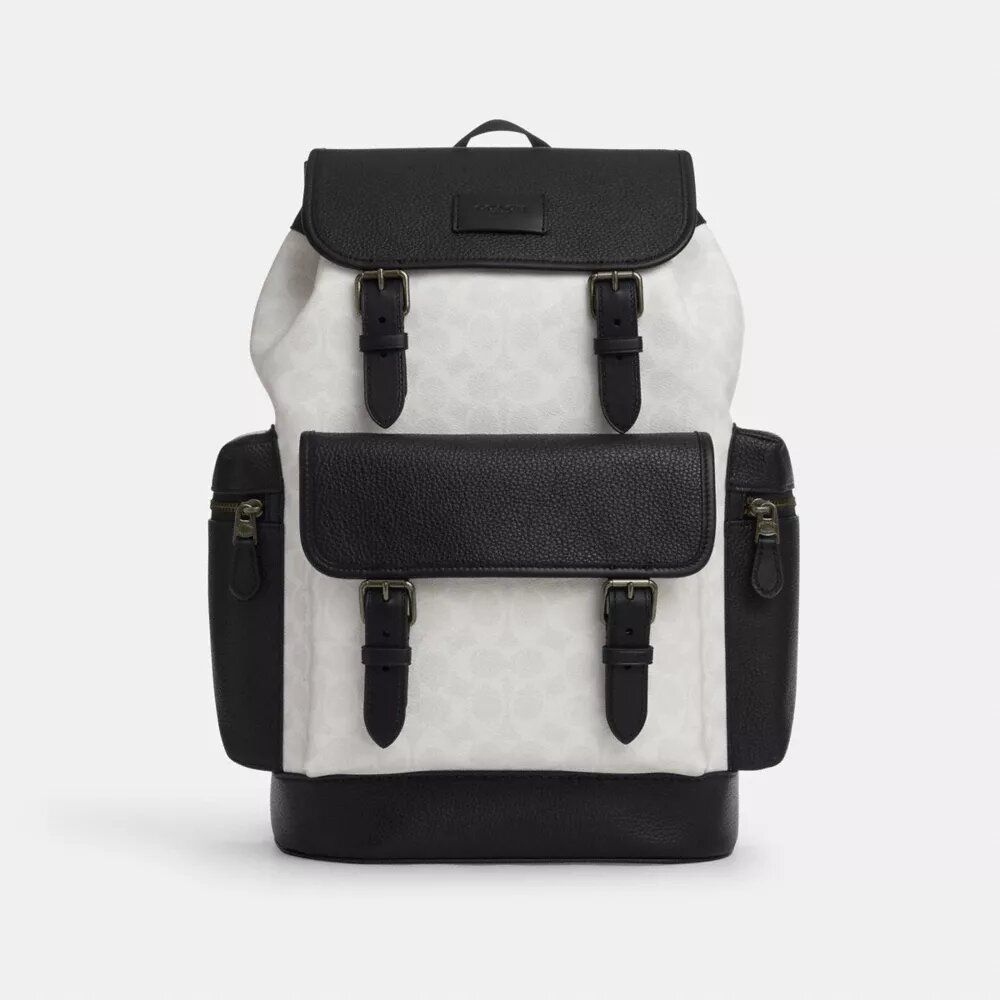 Sprint Backpack in Colorblock Signature Canvas