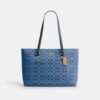 Station Tote Bag in Signature Denim