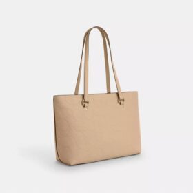 Station Tote Bag in Signature Leather