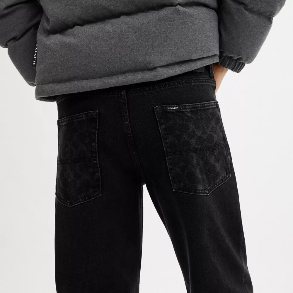 Straight Fit Denim Jeans