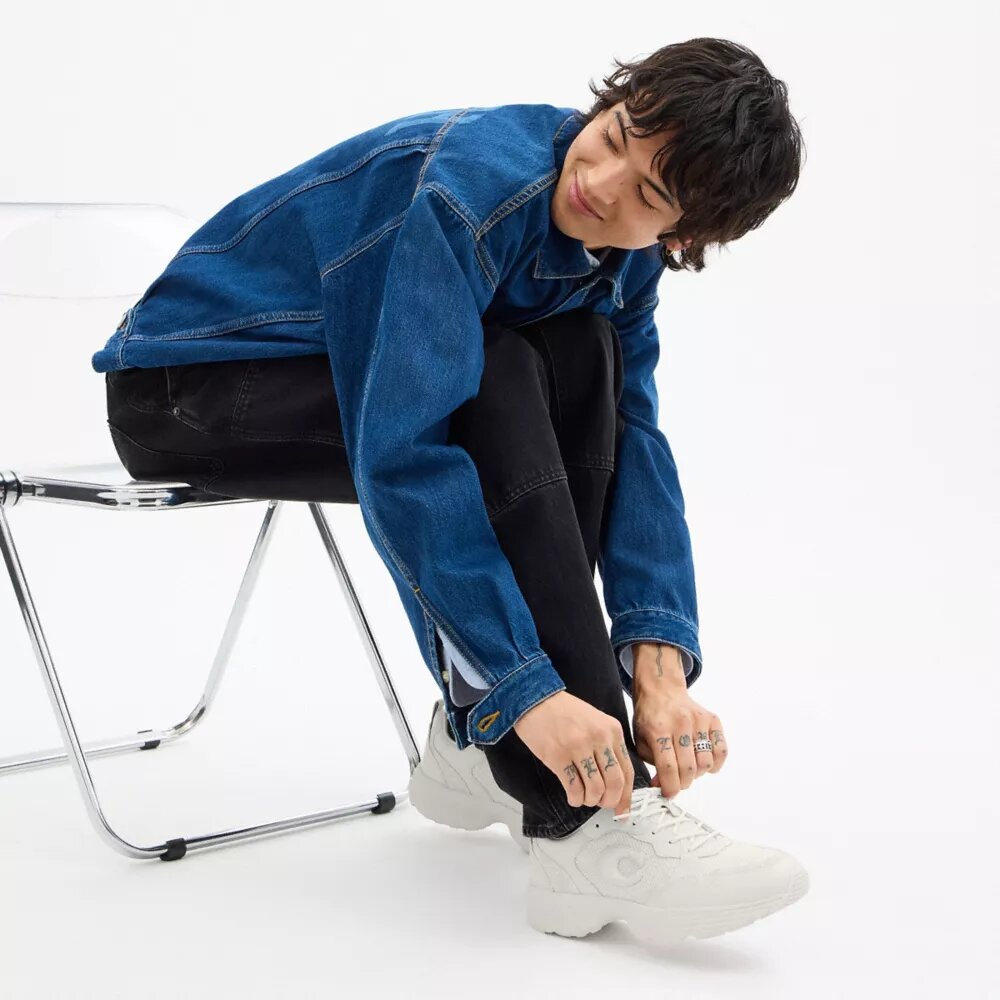 Strider Sneaker in Signature Canvas