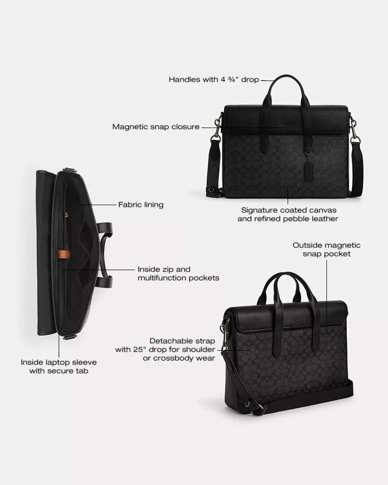 Sullivan Portfolio Brief in Signature Canvas