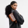 Swinger Bag 20 with Chain in Crystal Signature Jacquard