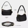 Swinger Bag 20 with Chain in Crystal Signature Jacquard