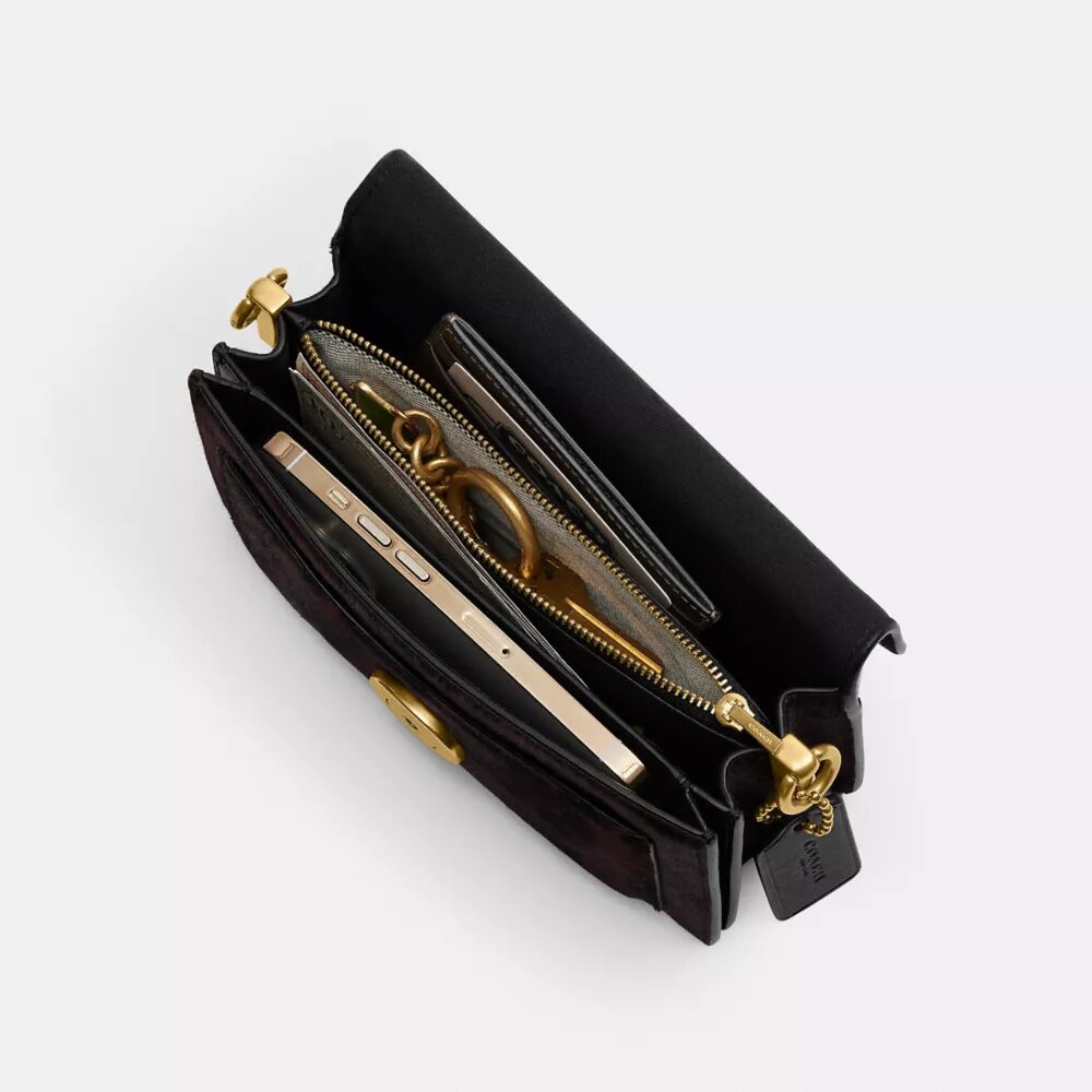 Tabby Shoulder Bag 20 in Haircalf with Leopard Print