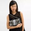 Tabby Shoulder Bag 26 with Beaded Snake