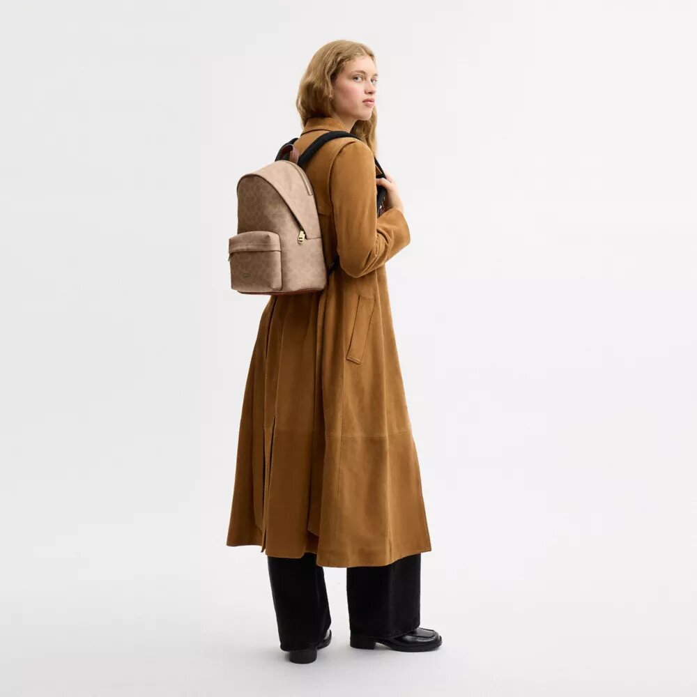 Taylor Small Backpack in Signature Canvas