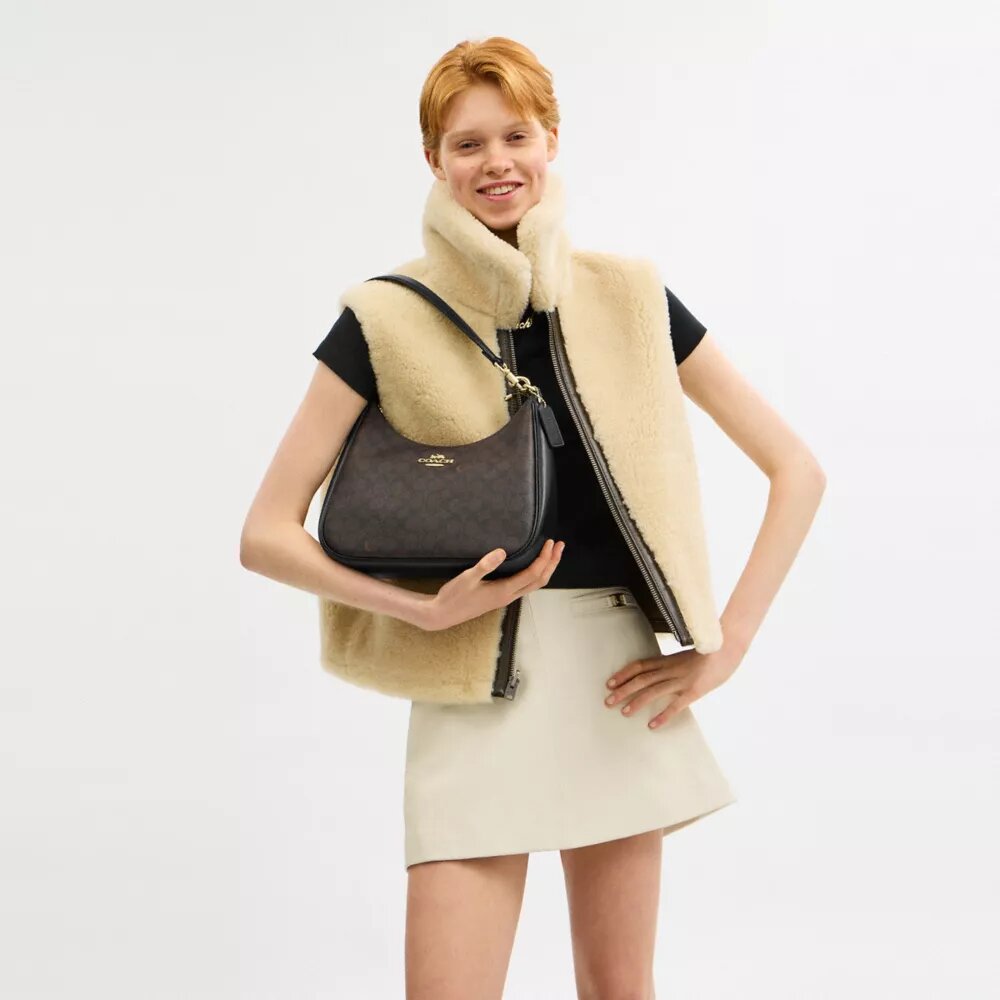 Teri Hobo Bag in Signature Canvas