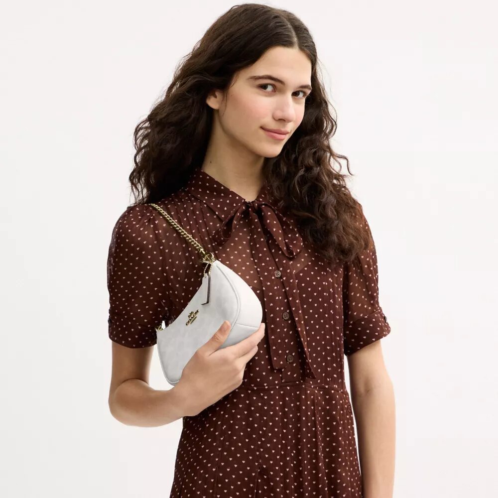 Teri Mini Crossbody Bag in Signature Canvas