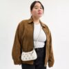 Teri Mini Crossbody Bag with Floral Applique