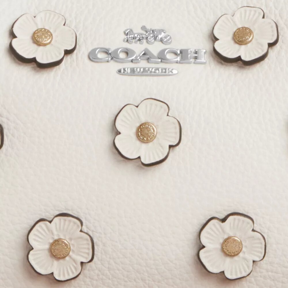 Teri Mini Crossbody Bag with Floral Applique