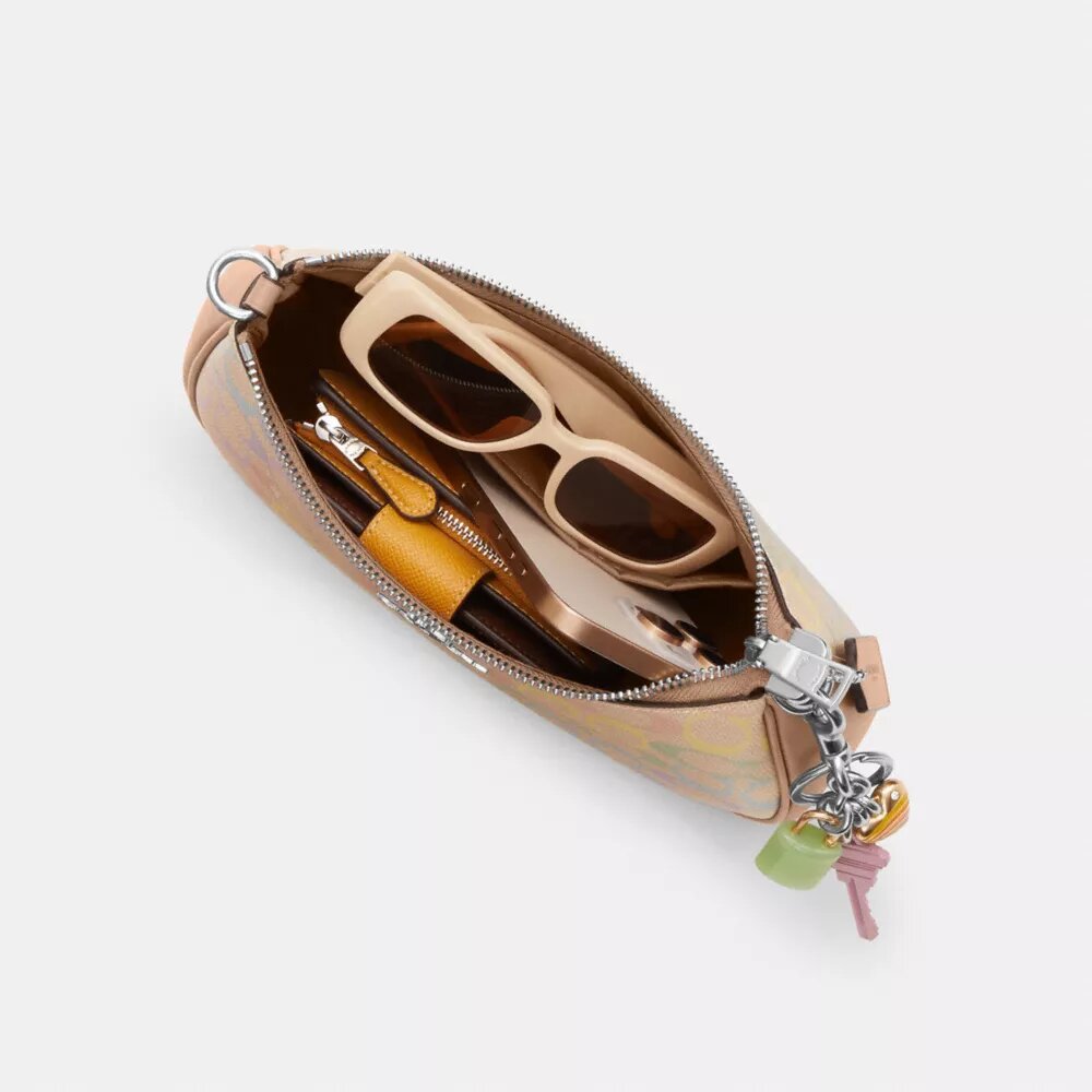 Teri Shoulder Bag in Rainbow Signature Canvas
