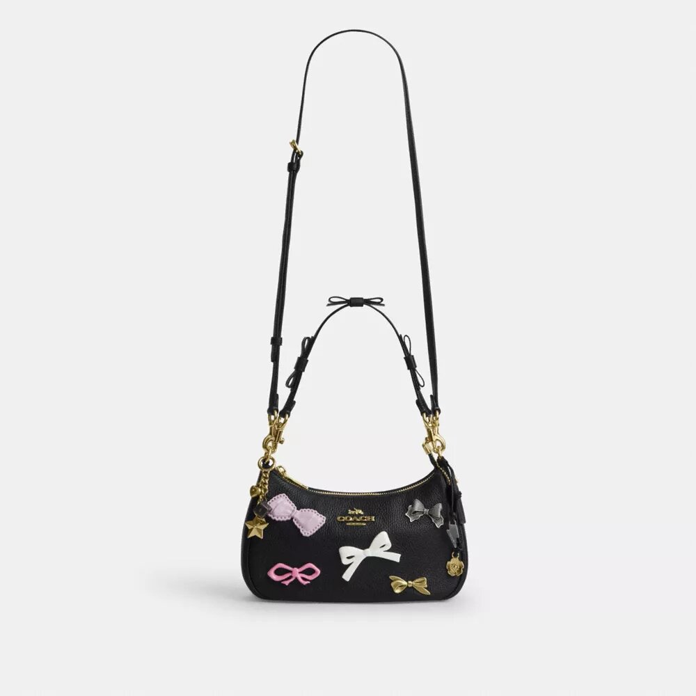 Teri Shoulder Bag with Bows and Charms