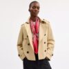 Textured Signature Print Silk Square Scarf