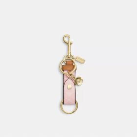 Trigger Snap Bag Charm in Signature Canvas with Heart Charm