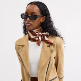 Trompe L’oeil Bag Print Silk Square Scarf
