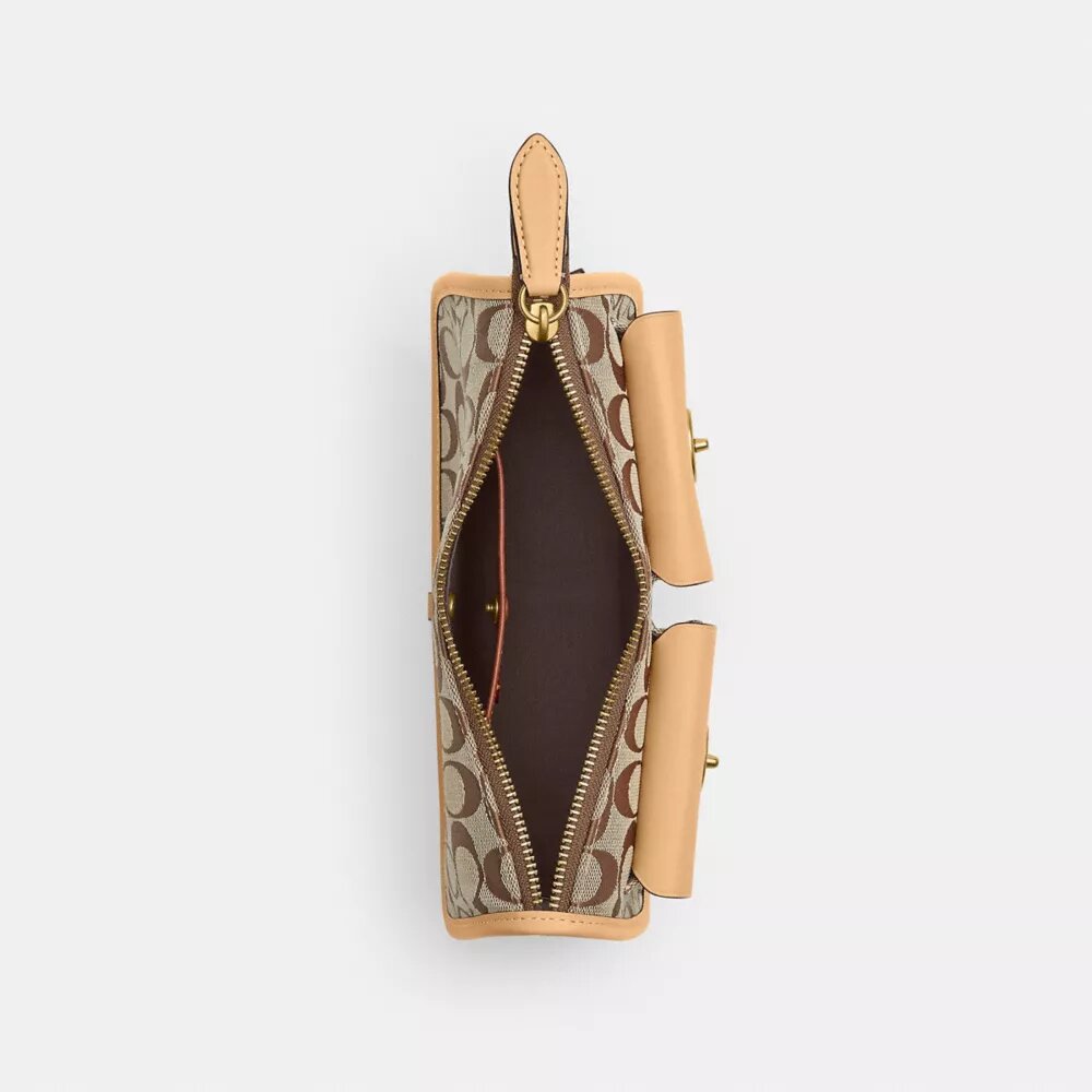 Twin Turnlock Waverly Bag in Signature Jacquard