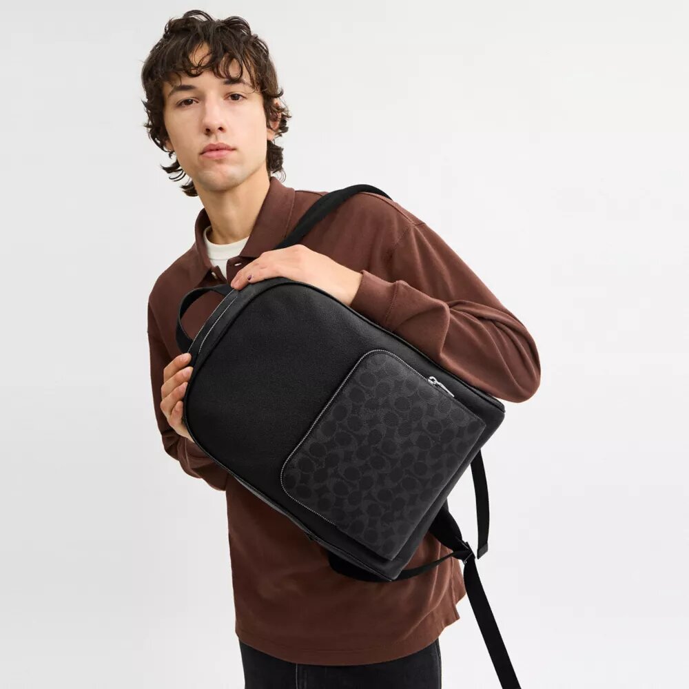 Wade Backpack in Signature Canvas