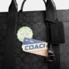 Wesley Tote in Signature Canvas with Patches