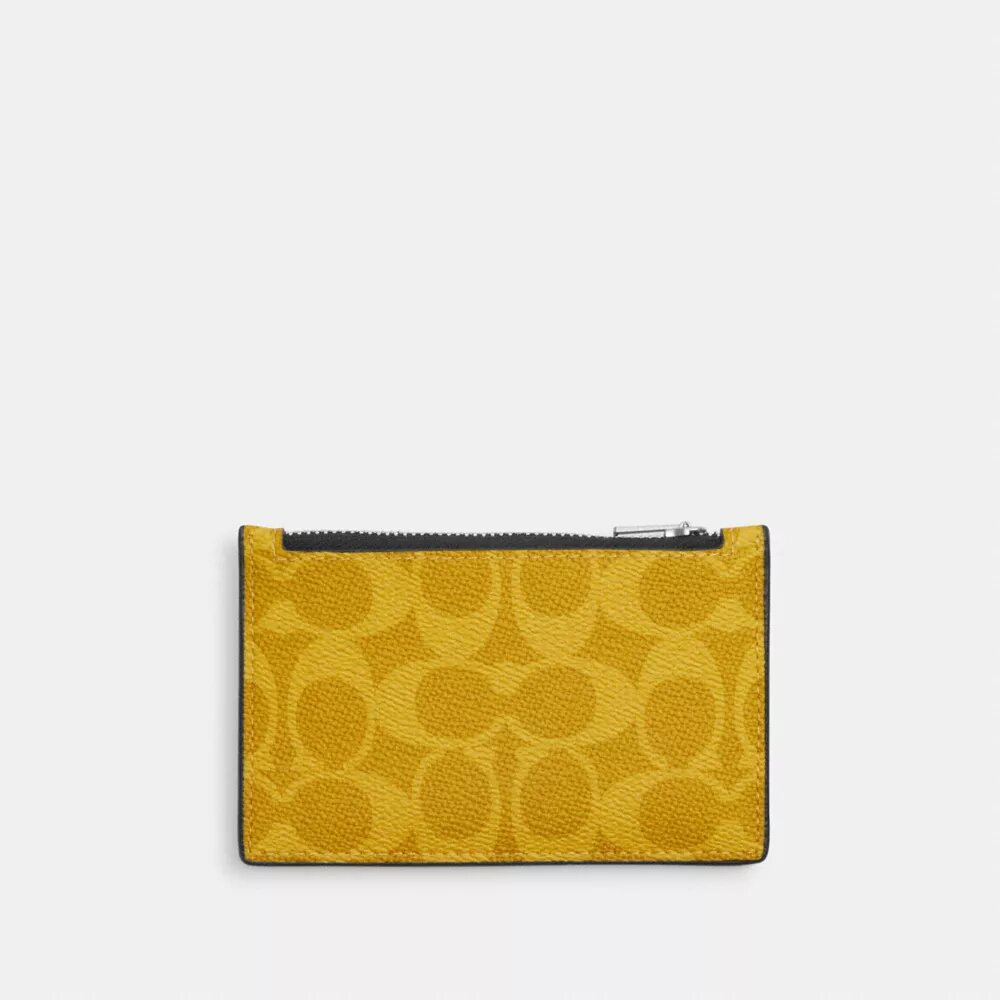 Zip Card Case in Signature Canvas