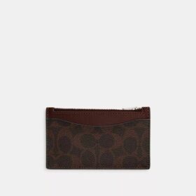 Zip Card Case in Signature Canvas