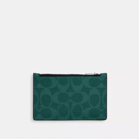 Zip Card Case in Signature Canvas