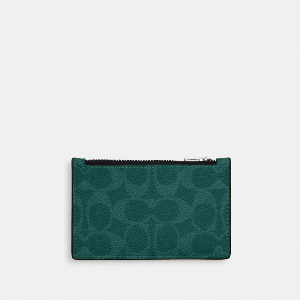 Zip Card Case in Signature Canvas