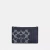 Zip Card Case in Signature Canvas