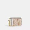 Zip Card Case in Signature Canvas with Floral Print