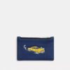 Zip Card Case with Car Print