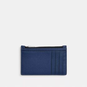 Zip Card Case with Car Print